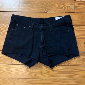 Rag and Bone black cutoff shorts 27